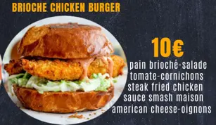 Pain Brioche Chicken Burger