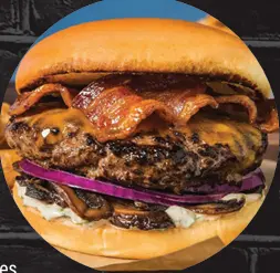 Pain Martin's Beef Bacon Burger