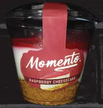 Dessert-Momento Raspberry Cheesecake
